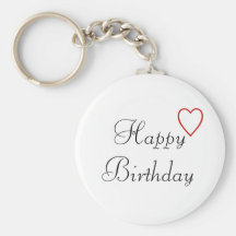 Joyeux anniversaire Keychain Porte-clés