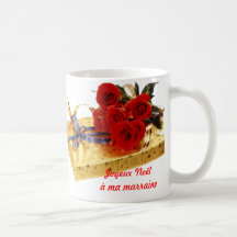 Joyeux Noël à ma marraine Mug À Café