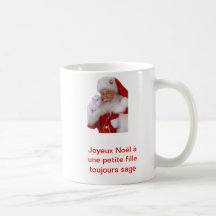 Joyeux Noël à une petite fille Tasses À Café