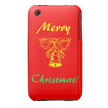 Joyeux Noël (Bell) Coque Case-Mate iPhone 3