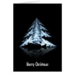 Joyeux Noël d'arbre gothique Carte De Vœux