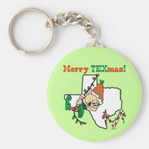 Joyeux Noël de Texmas Porte-clé