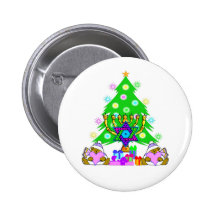 Joyeux Noël et bouton heureux de Hanoukka Badges Avec Agrafe