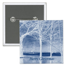 Joyeux Noël sur le bouton de glace Badges Avec Agrafe