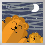 Joyful lions affiche