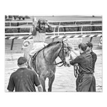 Jr. Alvarado à bord de notre Monsieur chez Saratog Photo Sur Toile
