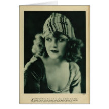 Juanita Hansen 1920 cartes vintages de portrait