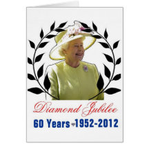 Jubilé de diamant de la Reine 60 ans de carte de v