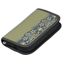 Jugendstil in Blauw en Groene Wijnoogst Organizer