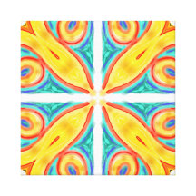 Juich (2) toe stretched canvas print