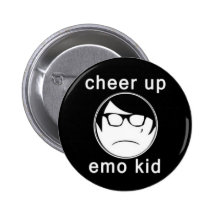 Juich omhoog emokind toe button