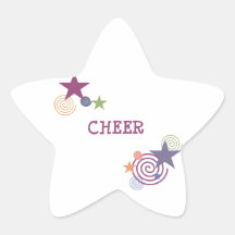 Juich Werveling toe Ster Stickers
