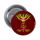 Juif pour des boutons de paix (couleur) badges