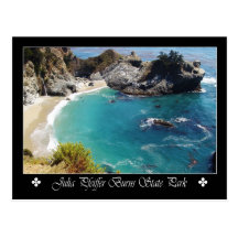 Julia Pfeiffer brûle le parc d'état, la Californie Carte Postale