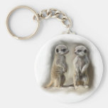 Jumeaux de bébé de Meerkat Porte-clés