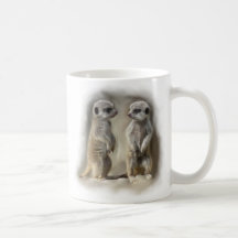 Jumeaux de bébé de Meerkat Tasse À Café