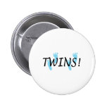 Jumeaux (empreintes de pas bleues) pin's