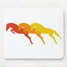 jumping horses tapis de souris