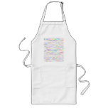 June Text Design II Long Apron tabliers
