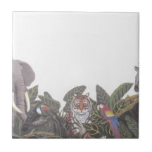 Jungle Animals.jpeg Carreaux En Céramique