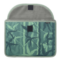 Jungle en bambou poche pour macbook
