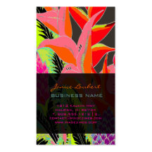 Jungle hawaïenne 3 de PixDezines Carte De Visite