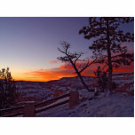 Juste avant le lever de soleil au parc national de photo en découpe