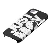 juste bboy - blanc affligé coque iPhone 5