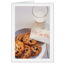 Juste pour Père Noël ! Carte De Vœux