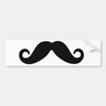 juste un adhésif pour pare-chocs de moustache autocollant pour voiture