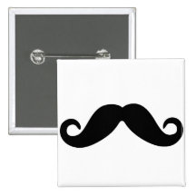 juste un bouton de moustache pin's