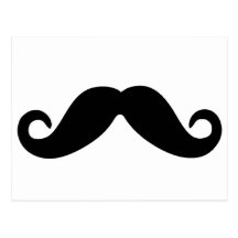 juste une carte postale de moustache