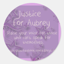 Justice pour des produits d'Aubrey Adhésifs Ronds