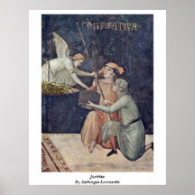 Justitia par Ambrogio Lorenzetti Posters