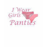 J'utilise des culottes de filles t-shirts