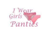 J'utilise des culottes de filles t-shirts