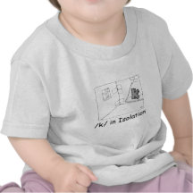 K en isolation t-shirts
