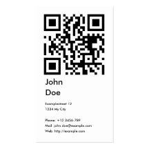Kaart (adres, telefoon, e-mail, Web) Visitekaartje