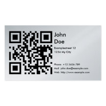 Kaart (adres, telefoon, e-mail, Web) Visitekaartjes Sjabloon