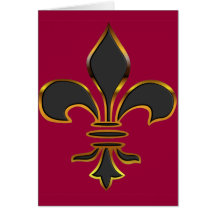 Kaart fleur-DE-lis