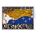 Kaart of Invitiation: Kunstschau Wien (Kunsttentoo