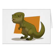 Kaart t-Rex (Spatie binnen)