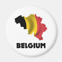 Kaart van België Koelkast Magneetje