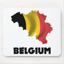 Kaart van België Muismat