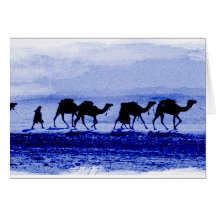 Kaart van de Nota van de Caravan van de Kameel van