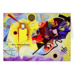 Kaart van de Nota van Kandinsky de Gele Rode Blauw
