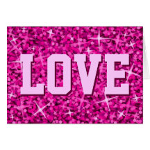 Kaart van de "Valentijnsdag" van de "LIEFDE" van G