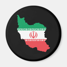 Kaart van Iran Koelkast Magneetje