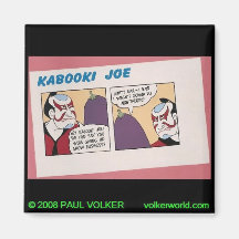 Kabooki Joe $3,00 Aimants Pour Réfrigérateur