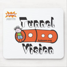 KaBOOM! De Visie van de tunnel Muismatten